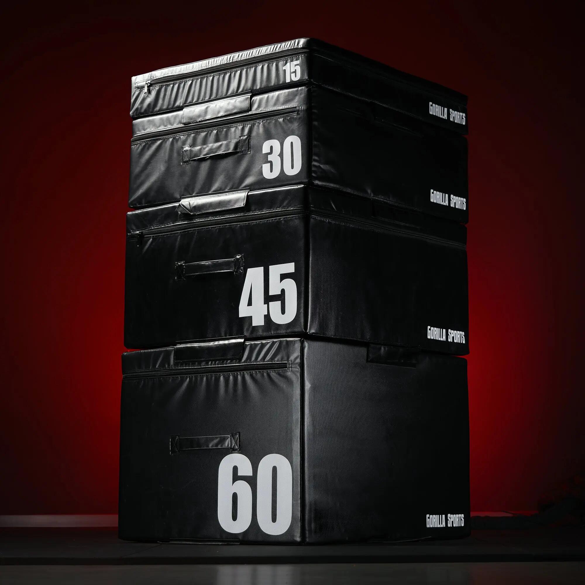 PLYOBOX NOIR EN MOUSSE | HAUTEUR 30cm | MUSCULATION ET CROSS TRAINING 10/11