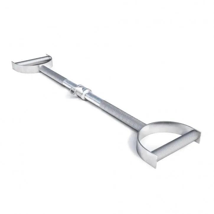 Barre de traction Gorilla Sports 76 cm chromée, poignées moletées 10/10