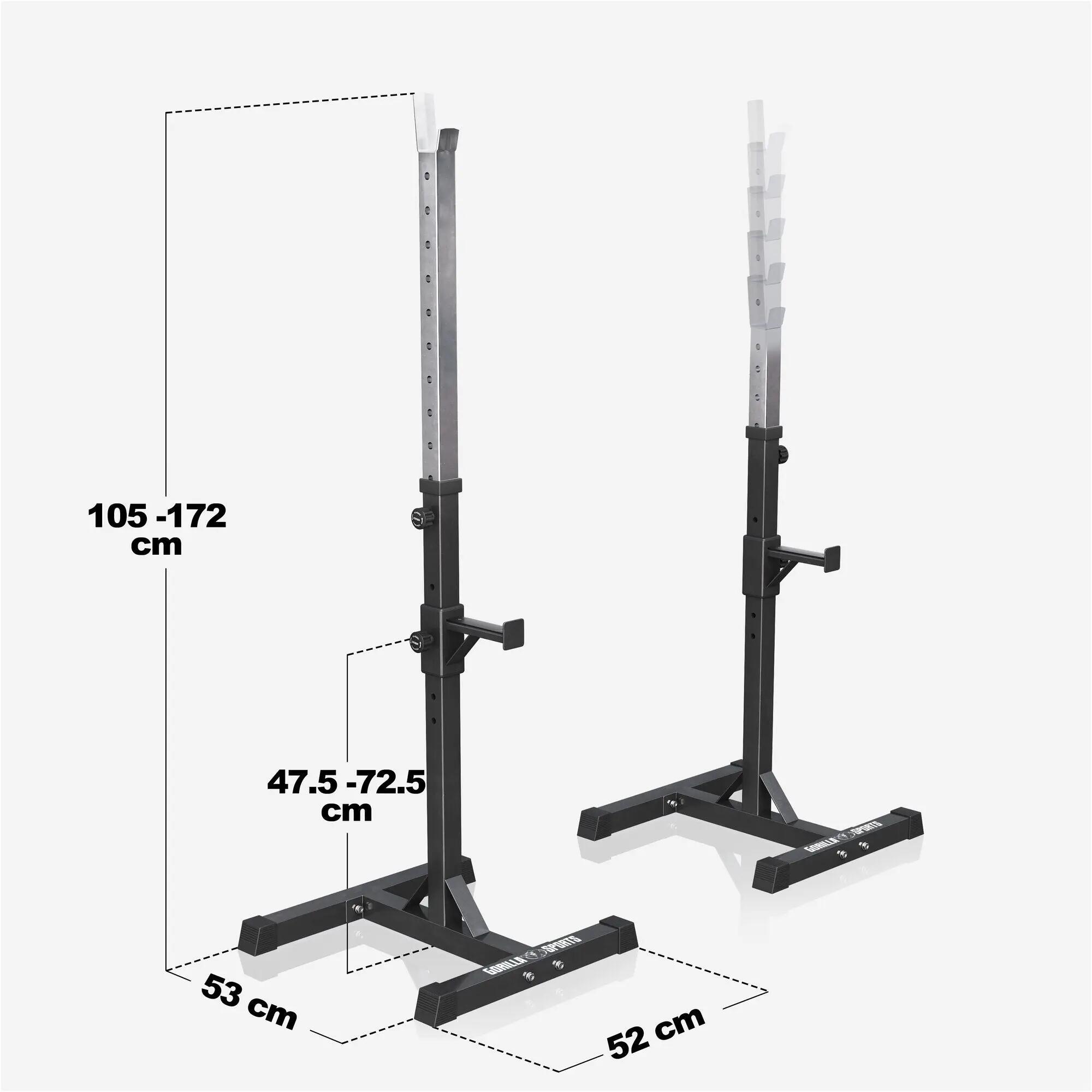Squat Rack – Verstellbar Langhantelständer, Langhantelablage, Max. 500 kg 11/15