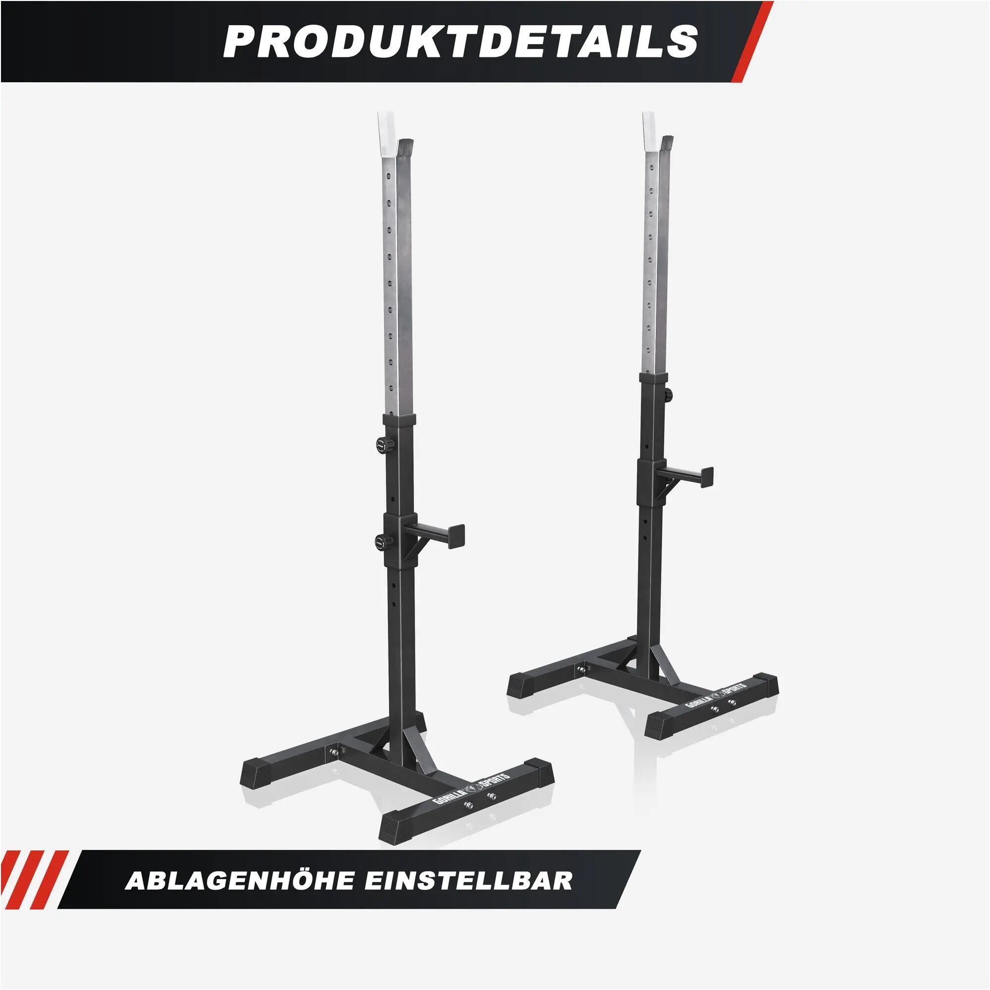 Squat Rack – Verstellbar Langhantelständer, Langhantelablage, Max. 500 kg 10/15