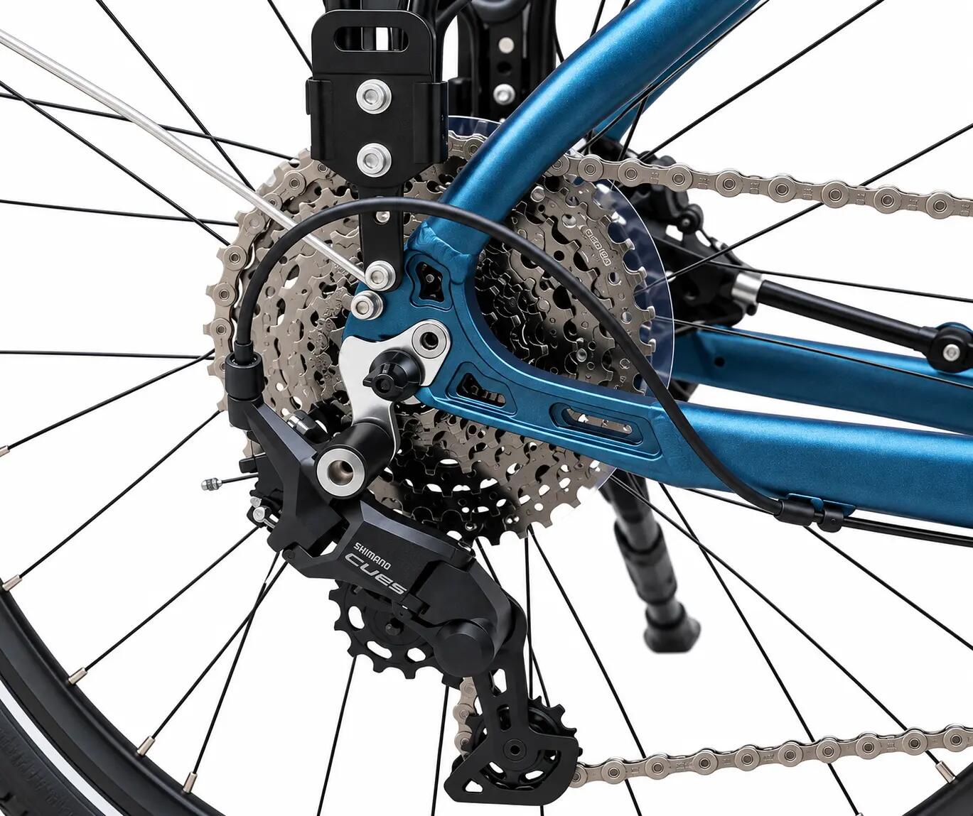 E-Terranex 7.1 Shimano E5000 Middenmotor CUES 9-speed 418Wh 8/13