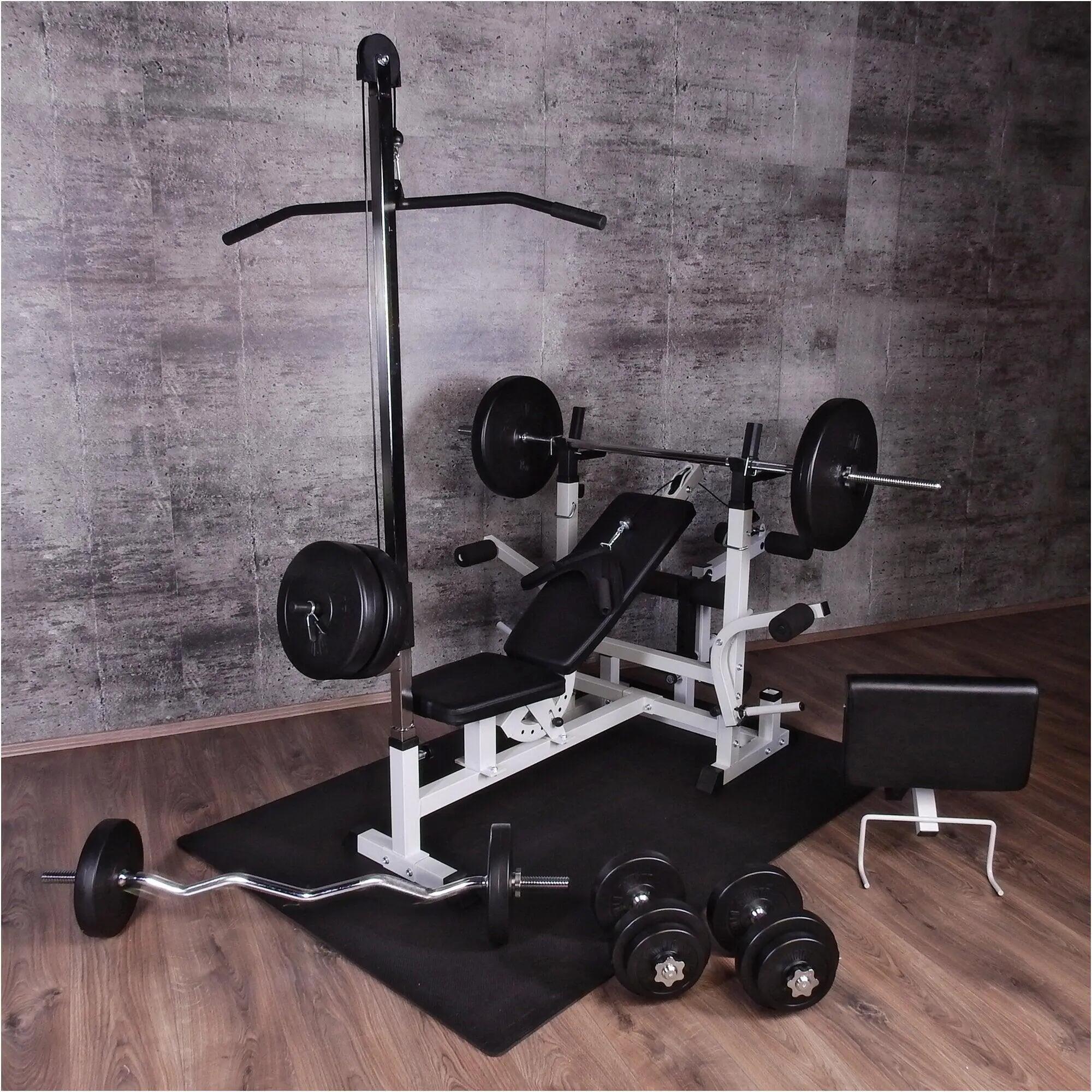Ławka regulowana sztanga i hantle 100 kg Gorilla Sport 14/15