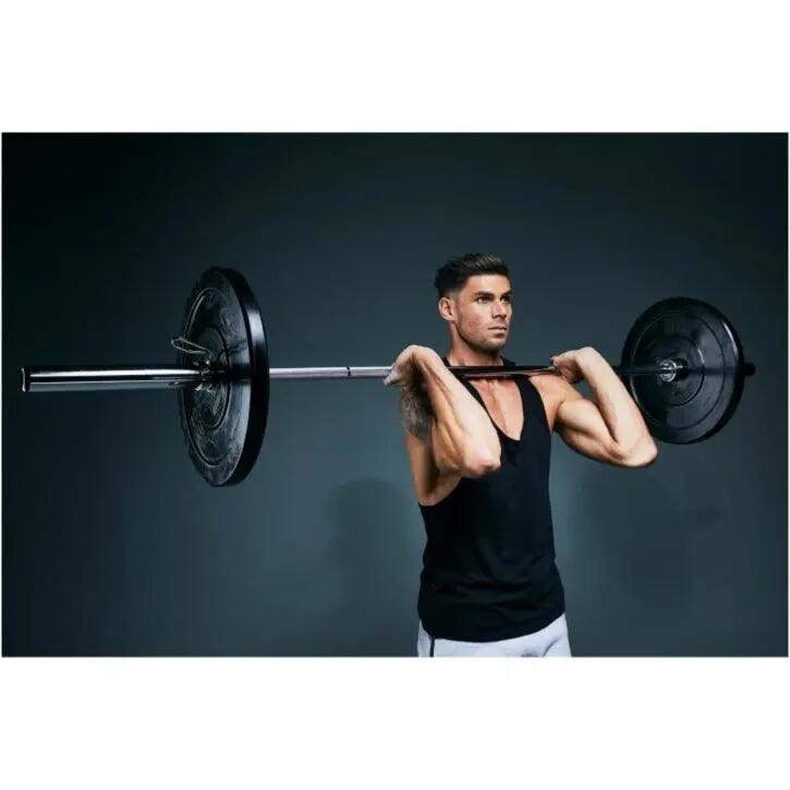 Bumper Plates Gorilla Sports caoutchouc 51 mm 45 cm 7/12