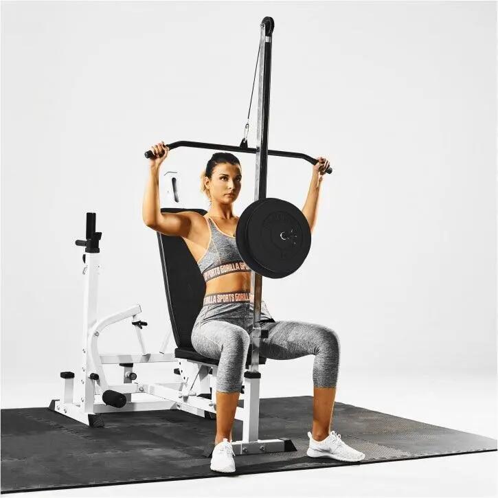 Ławka regulowana sztanga i hantle 100 kg Gorilla Sport 12/15