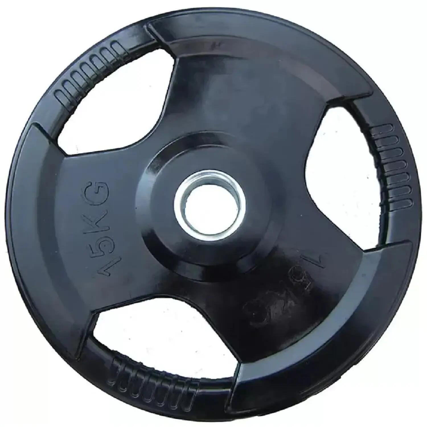 Súlytárcsa-szett, gumírozott, 100 kg – 51 mm 4/5