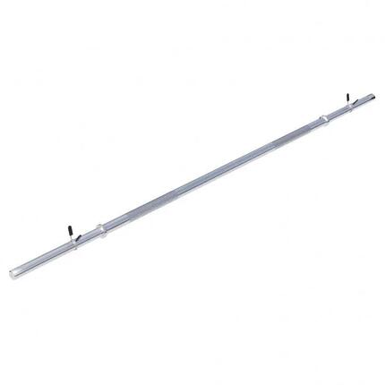Gryf prosty 170 cm 31 mm 9 kg pełna stal chrom Gorilla Sports zatrzaskowy 200 kg