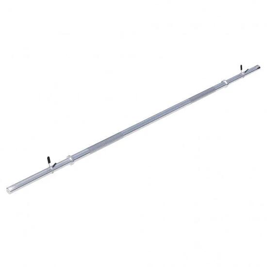 Gryf prosty 170 cm 31 mm 9 kg pełna stal chrom Gorilla Sports zatrzaskowy 200 kg