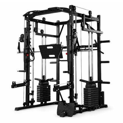 Power Rack Premium avec Smith Machine et presse à jambes – 160 kg