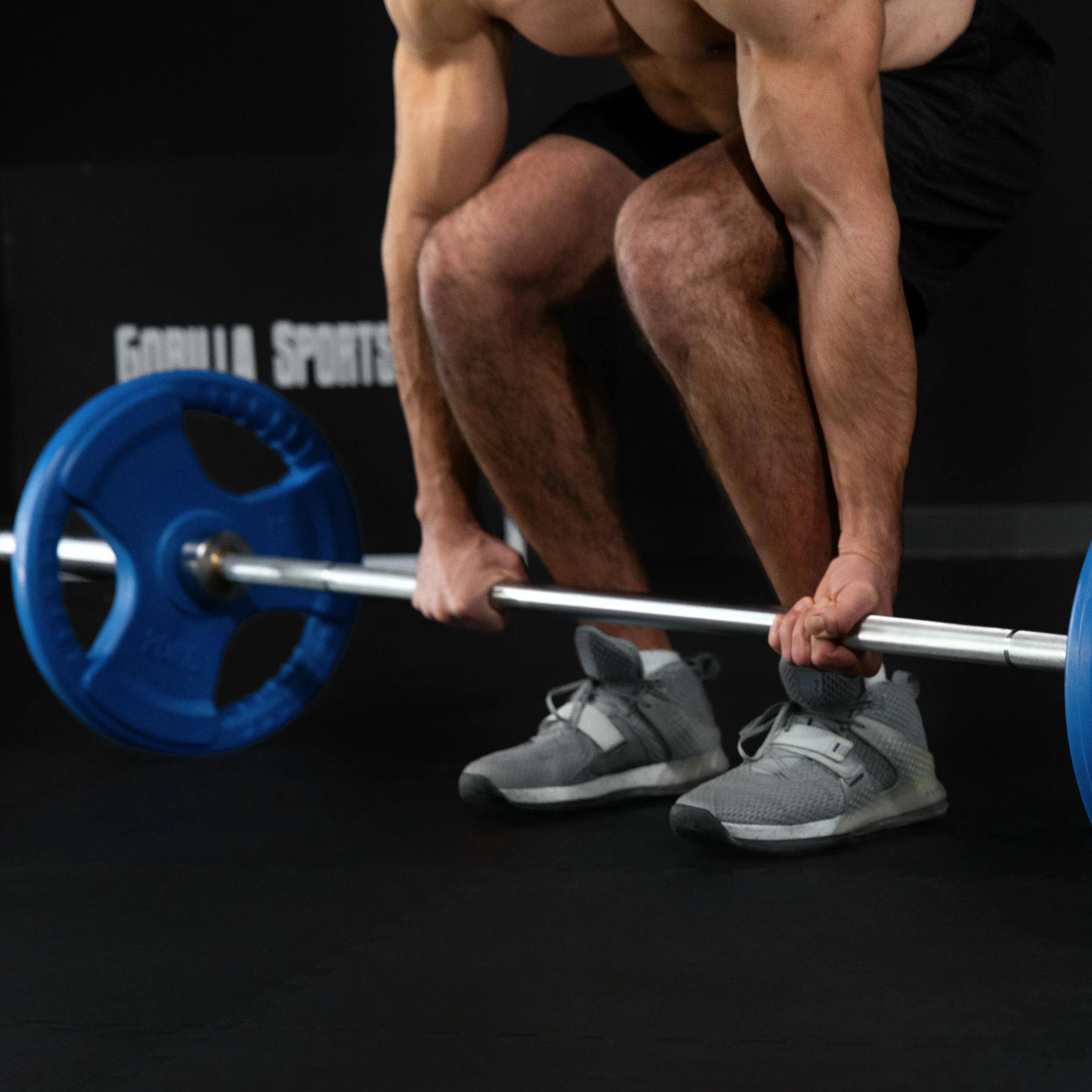 DISQUE DE MUSCULATION OLYMPIQUE CAOUTCHOUC GRIP 51MM | AU CHOIX DE 1,25KG À 25KG 15/15