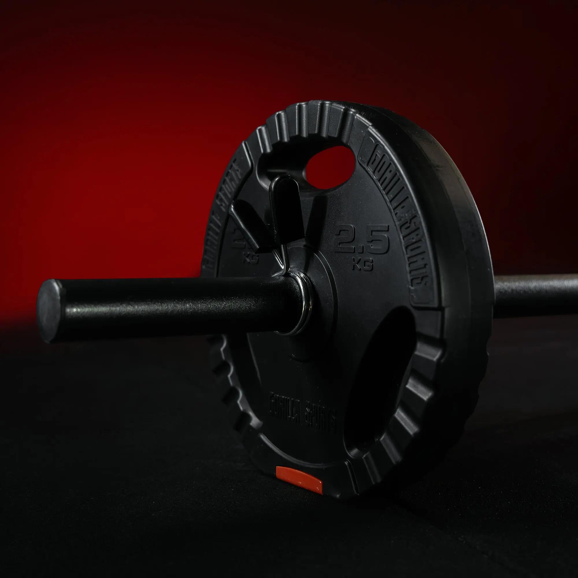 Langhantel Aerobic Gorilla Sports 130 cm synthétique 2 kg noir 13/14