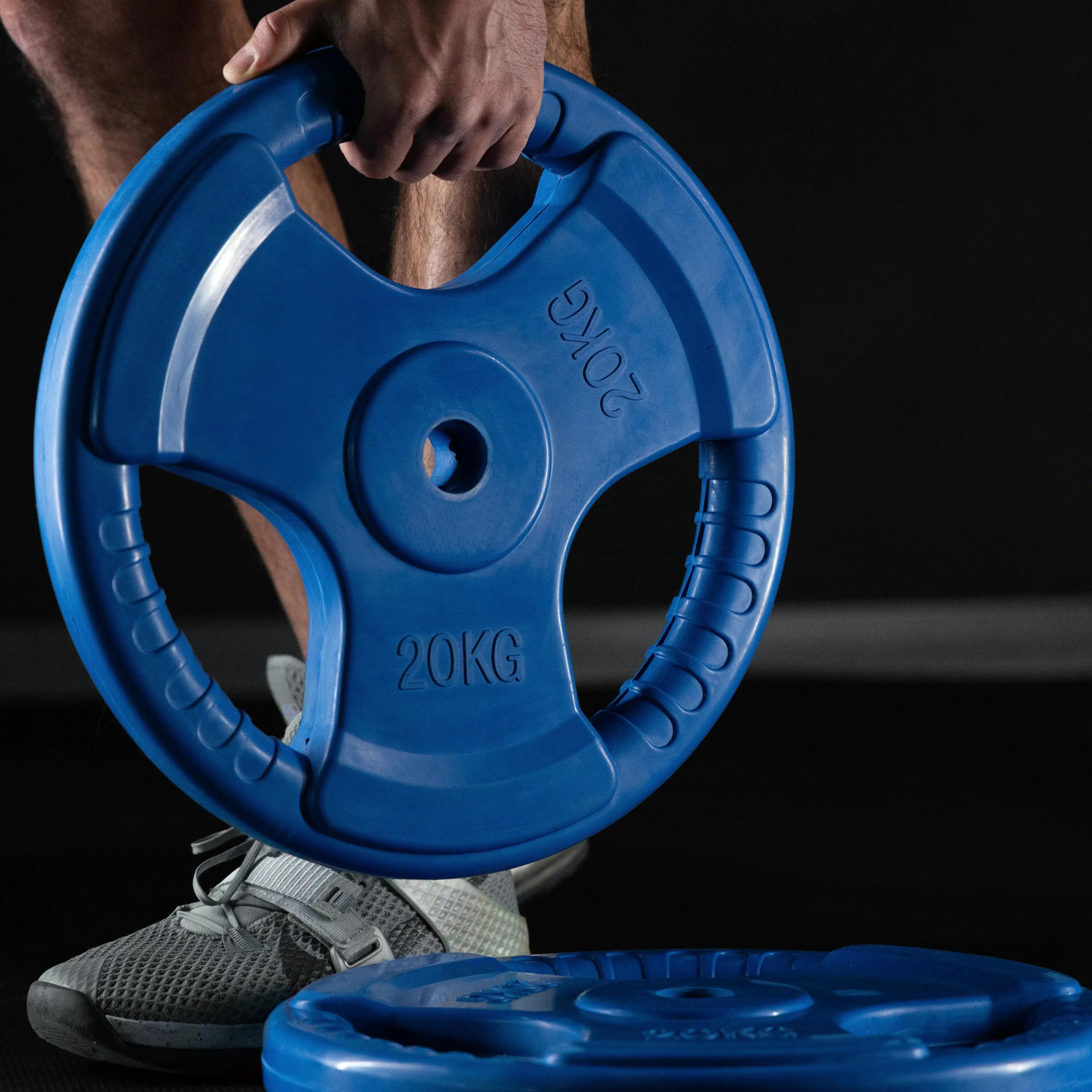 Hantelscheibe 30/31 mm Gummi Gripper 1,25-25 KG 6/8