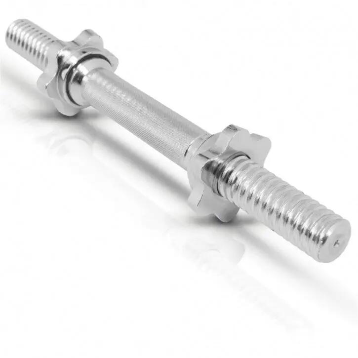 BARRE COURTE 42 CM | DIAMETRE 30MM | MUSCULATION | 2 ÉTOILES DE SERRAGE 8/12
