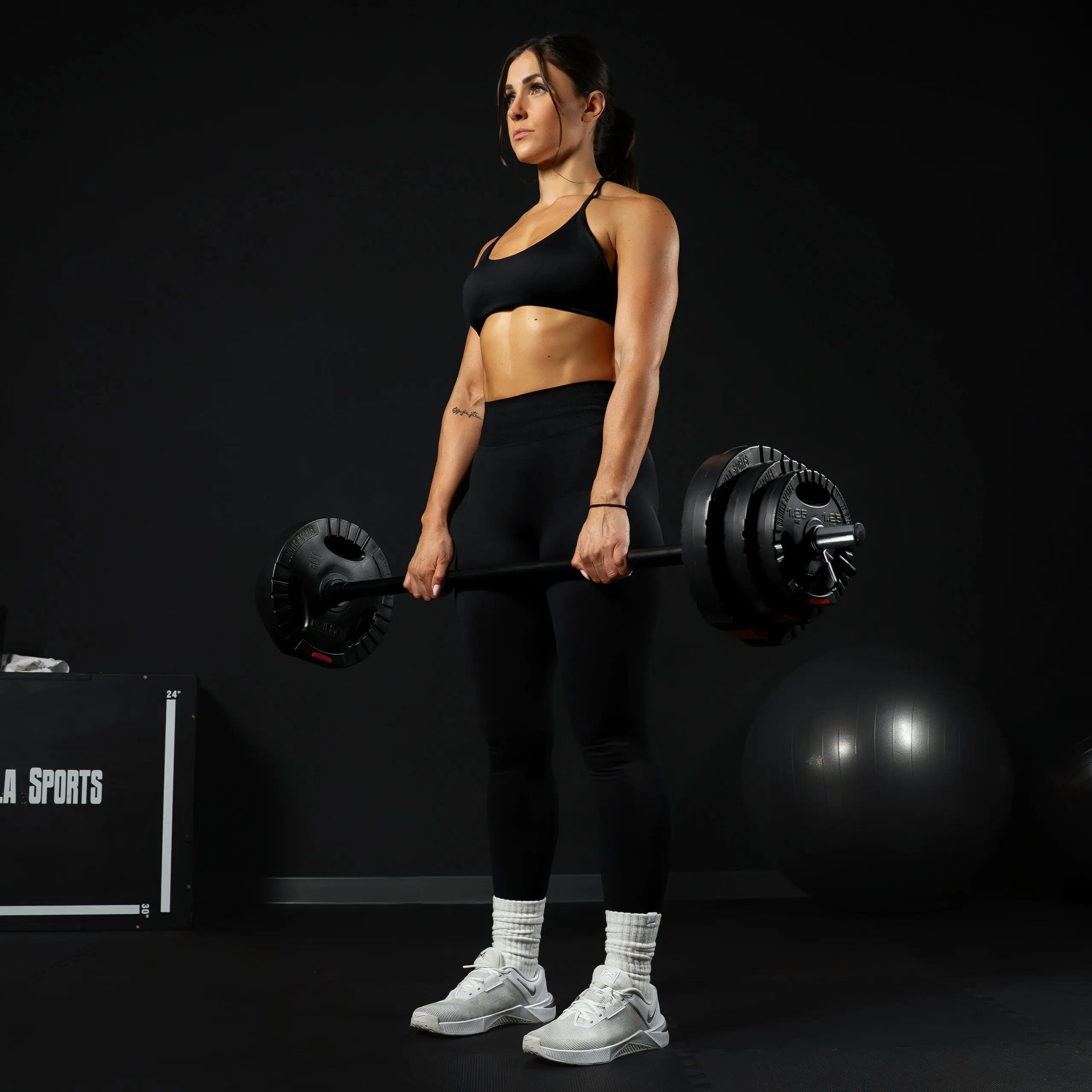 Aerobic Halterstang - Barbell - 130 cm - 30 mm - Incl. Veersluiting 7/9