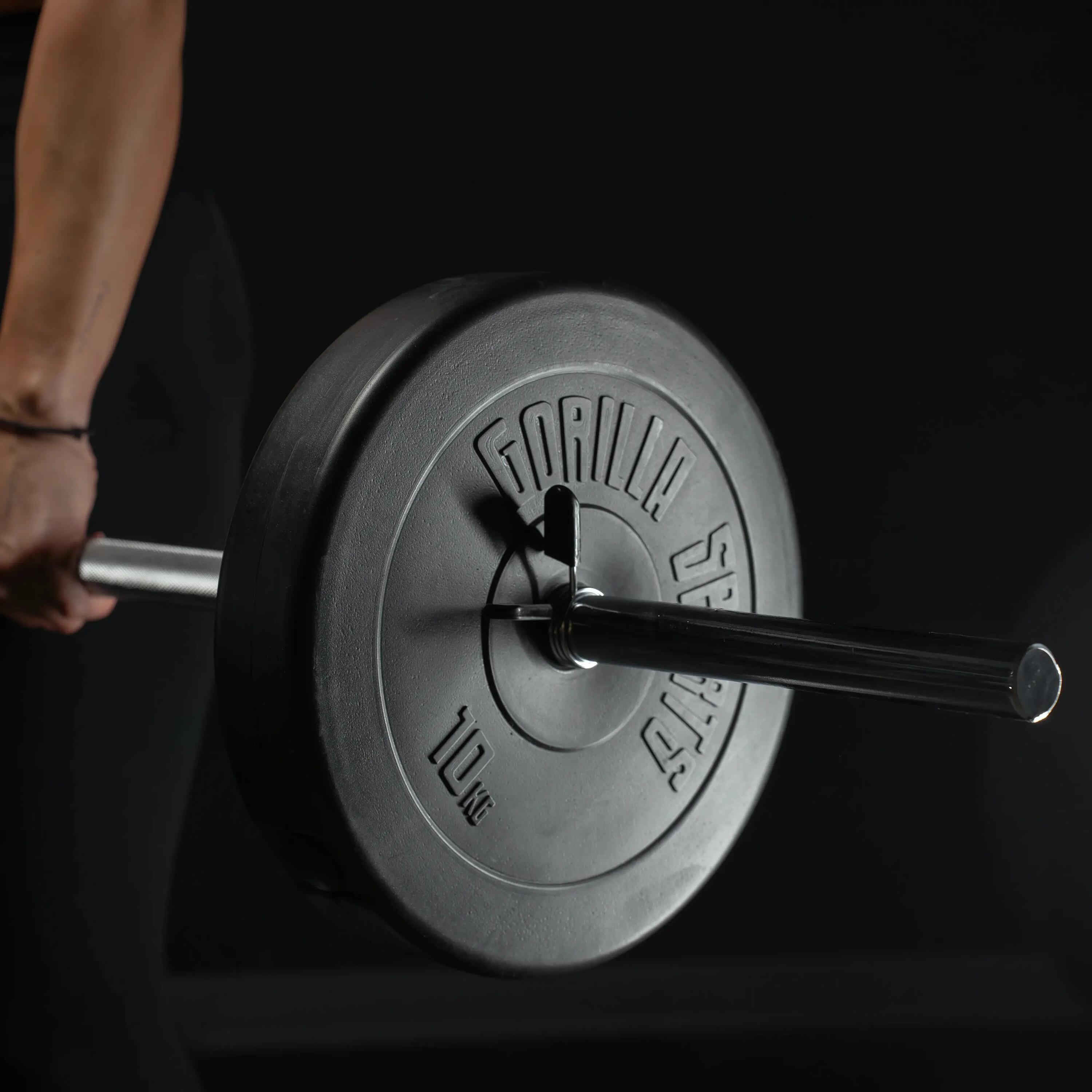Halterstang - barbell - 150 cm - 30/31 mm - Incl. Veersluiting 7/15