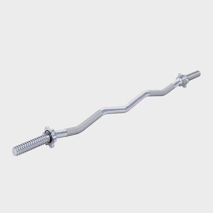 BARRE CURL 120CM | DIAM 30MM | MUSCULATION | ÉTOILES DE SERRAGE