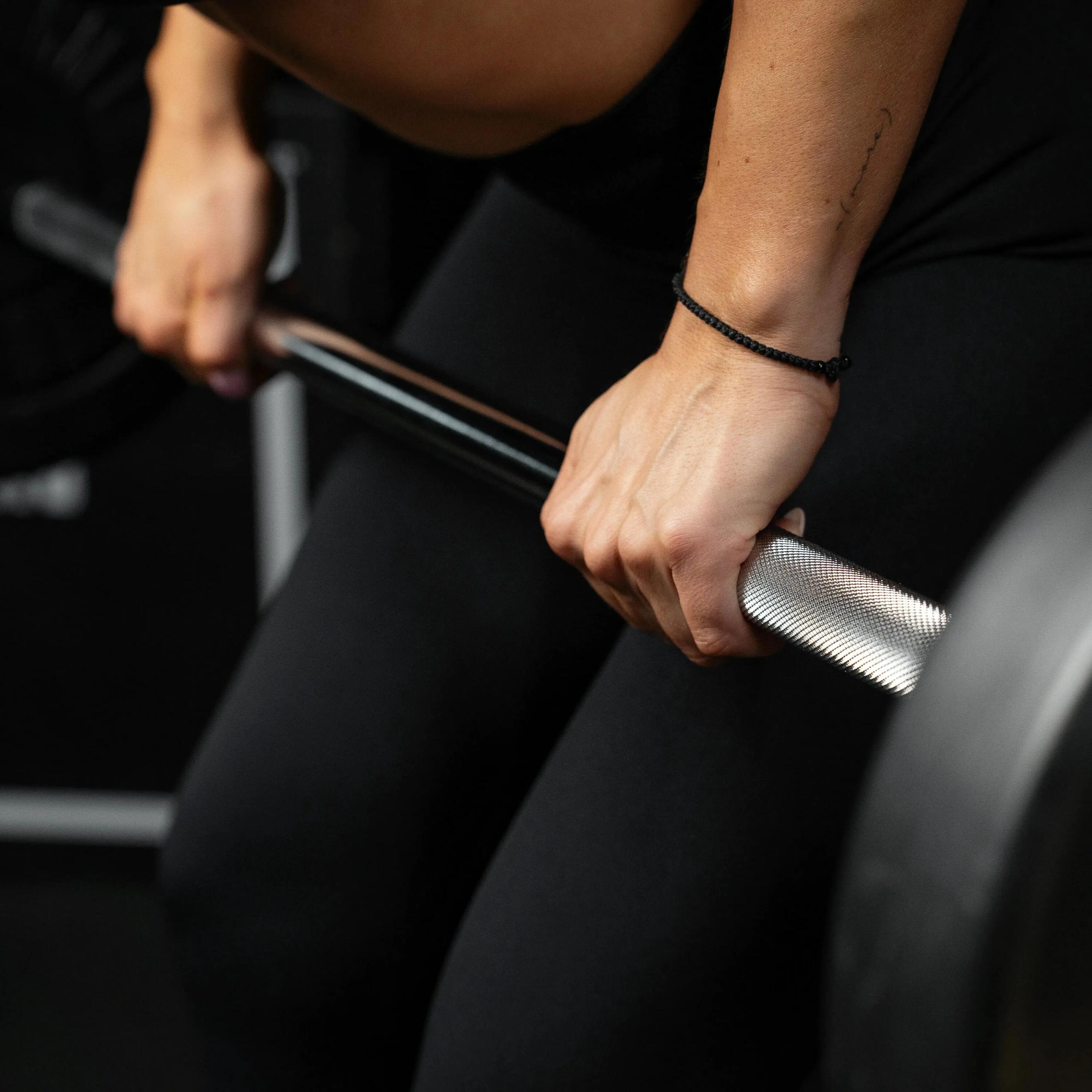 Halterstang - barbell - 150 cm - 30/31 mm - Incl. Veersluiting 6/15