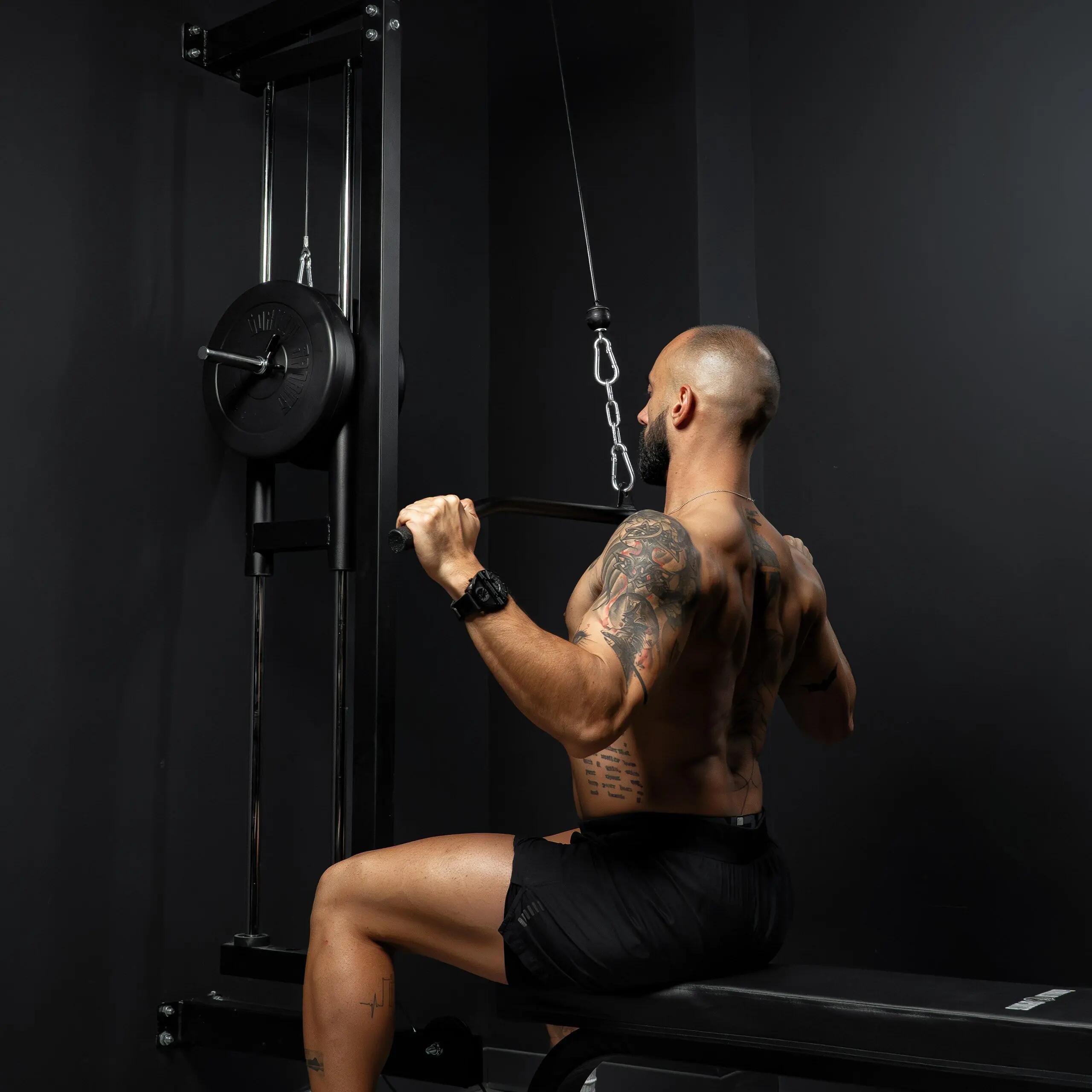 Lat-pulldown cu montare pe perete 9/9