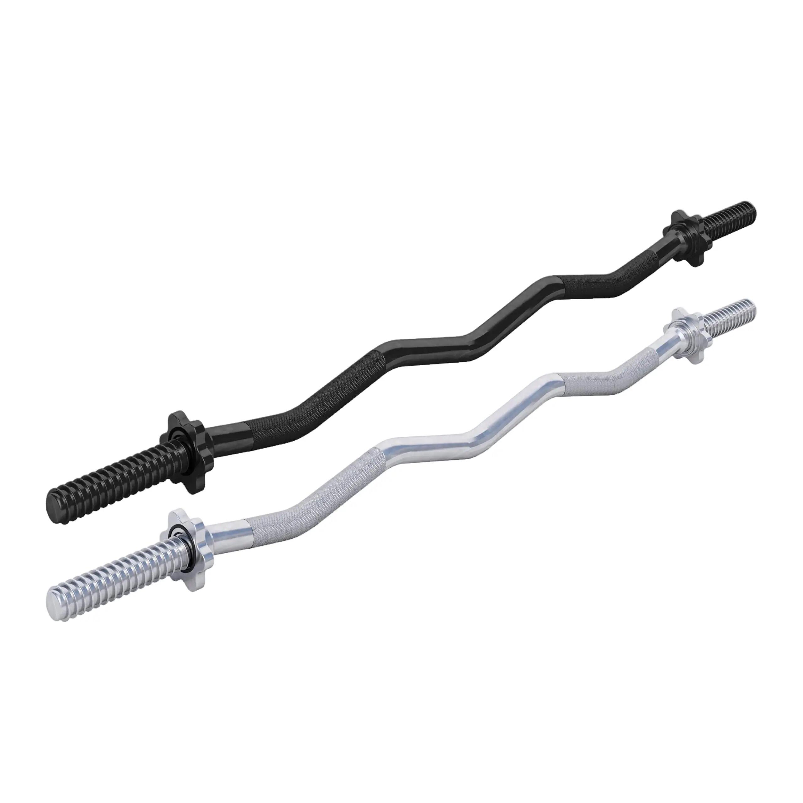 Barre curl GORILLA SPORTS 30 mm chromée 120 cm, poignée antidérapante 6/9