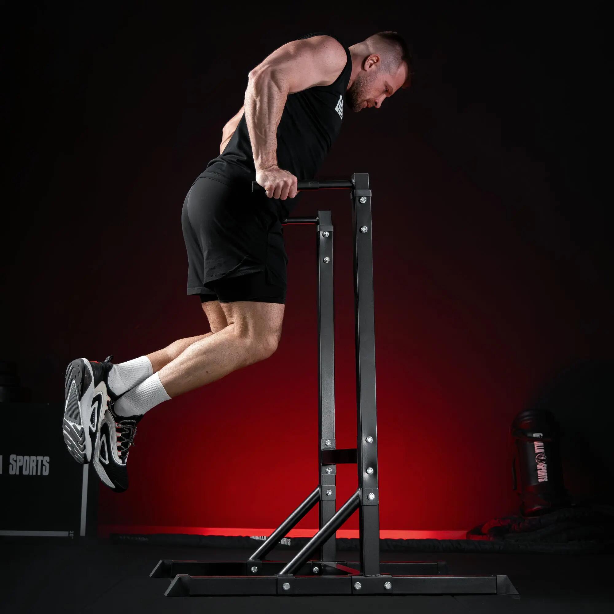 APPAREIL A ABDOMINAUX DIPS | MUSCULATION | NOIR OU BLANC 4/10