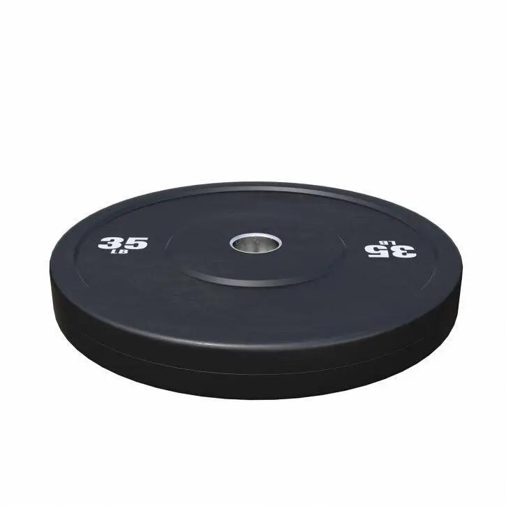 Bumper Plates Gorilla Sports caoutchouc 51 mm 45 cm 4/12