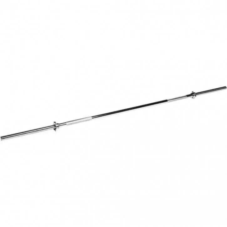Barre longue Gorilla Sports 200 cm chrome 30 mm 13 kg 10/12
