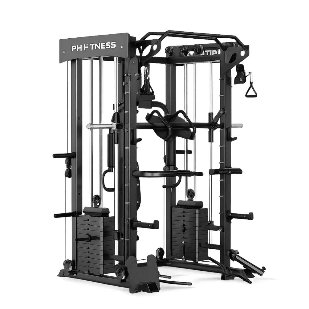 Home Gym with Smith Machine, Pec Deck and Dual Cable – 160 kg