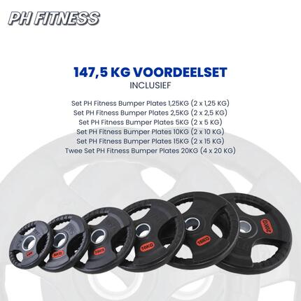 Olympische Tri Handle Hantelscheiben-Sets 50 mm