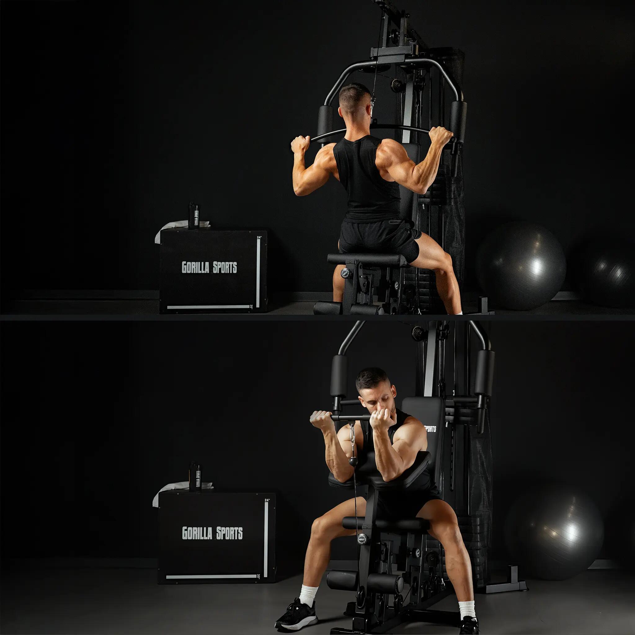 Appareil Musculation Multi Gym - Station Musculation Multifonction, Home Trainer 5/11