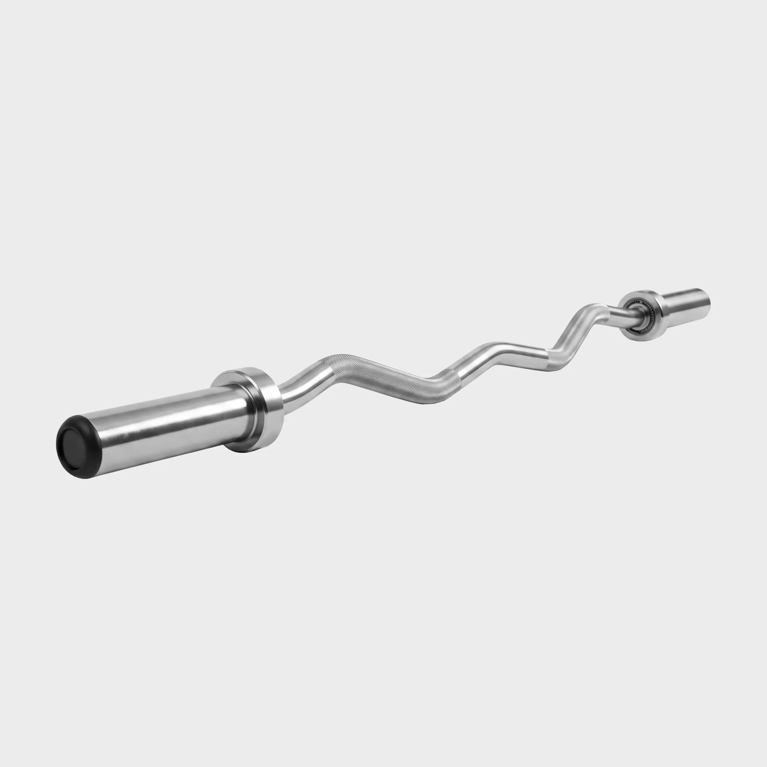 Olympische EZ Curl Stang Halter - 120 cm - 50 mm - Veersluiting 1/10