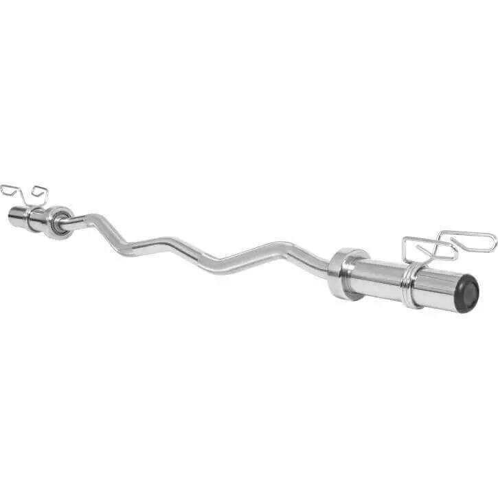 Olympische EZ Curl Stang Halter - 120 cm - 50 mm - Veersluiting 9/10