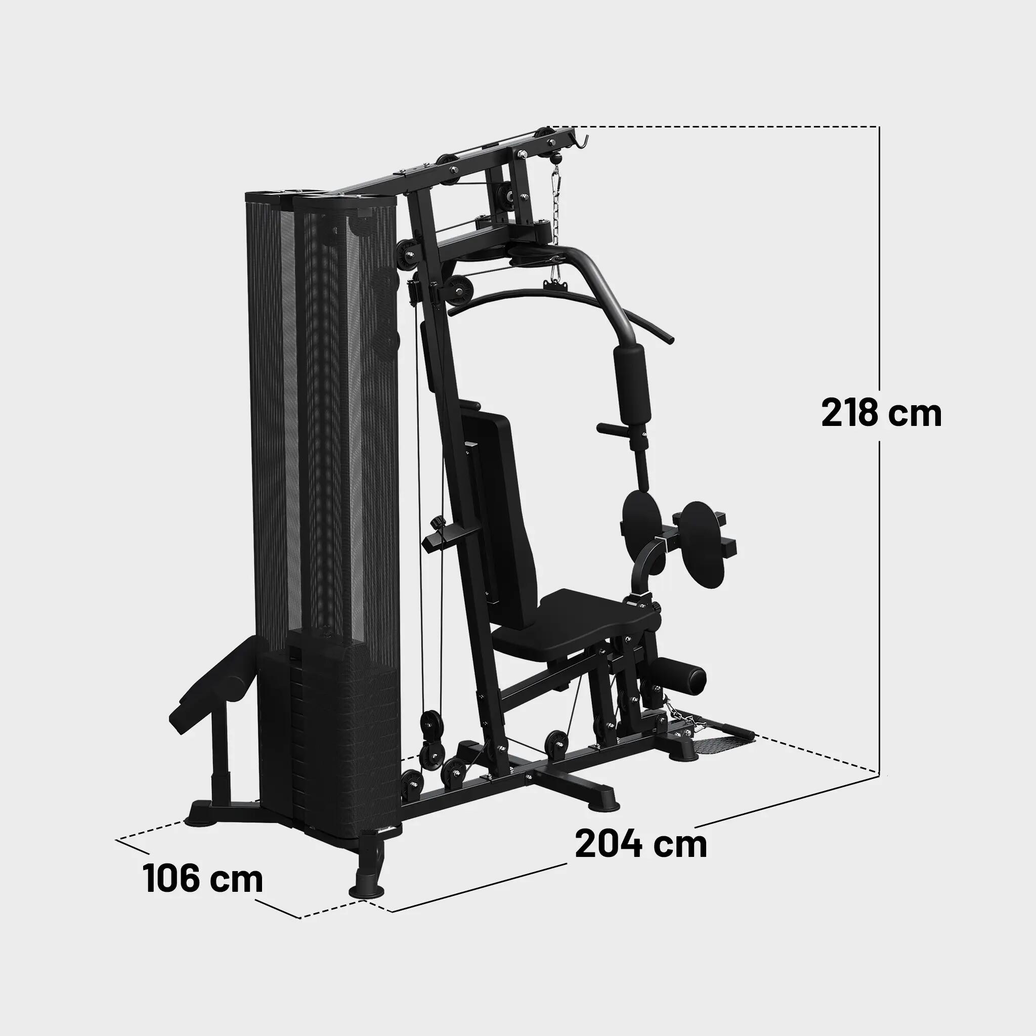 Appareil Musculation Multi Gym - Station Musculation Multifonction, Home Trainer 2/11
