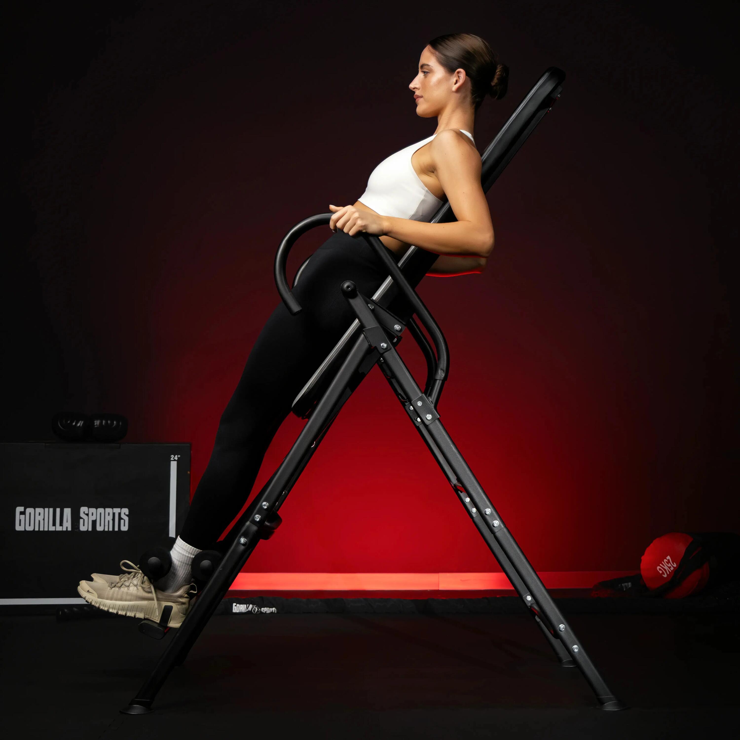 Tabla Inversión Espalda Gorilla Sports Negro/Naranja/Plateado 11/13