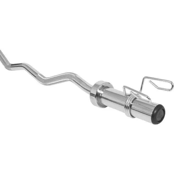 Olympische EZ Curl Stang Halter - 120 cm - 50 mm - Veersluiting 10/10