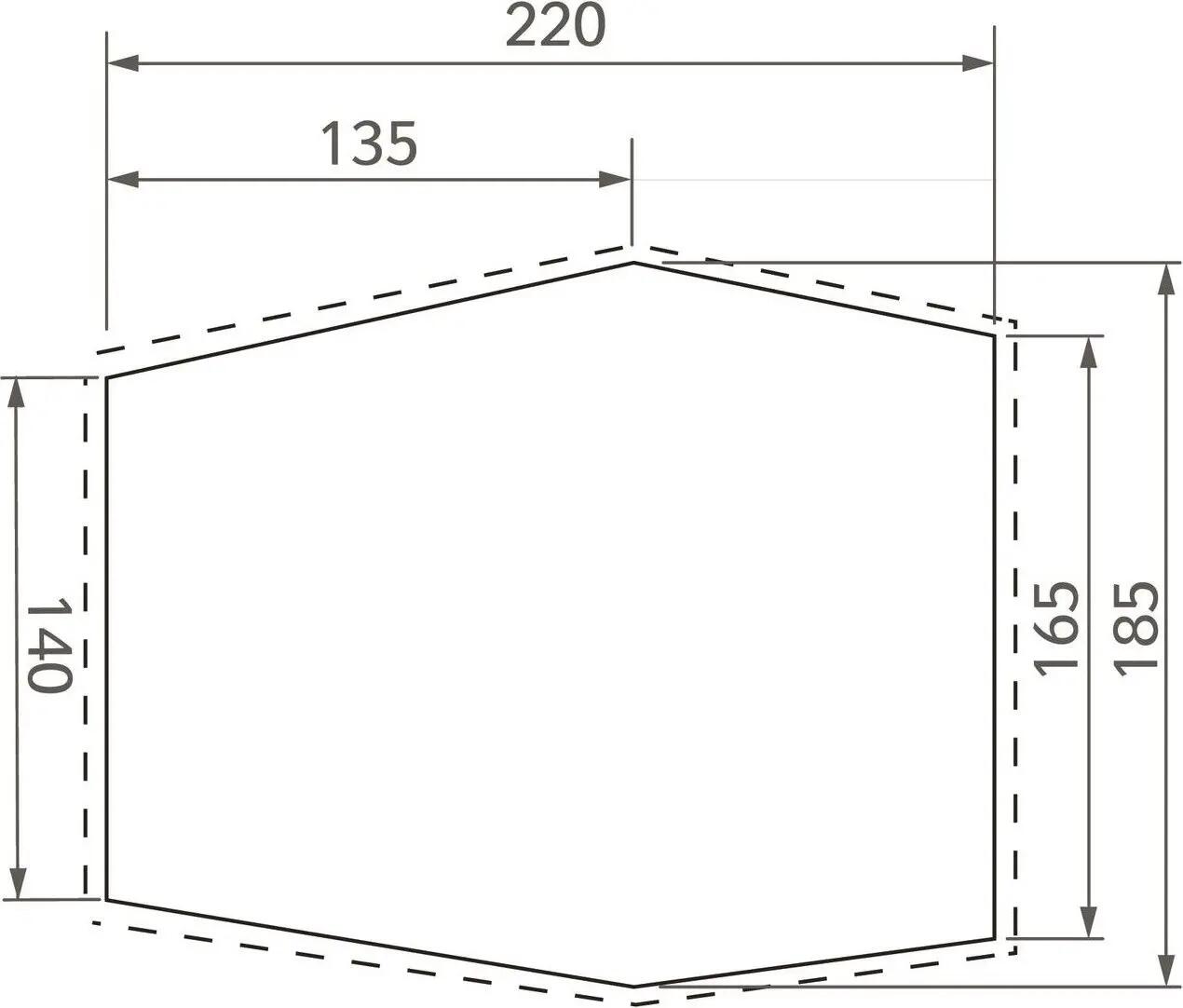 Alfombrilla de suelo Vaude Lizard Seamless para 2-3 personas gris 2/2