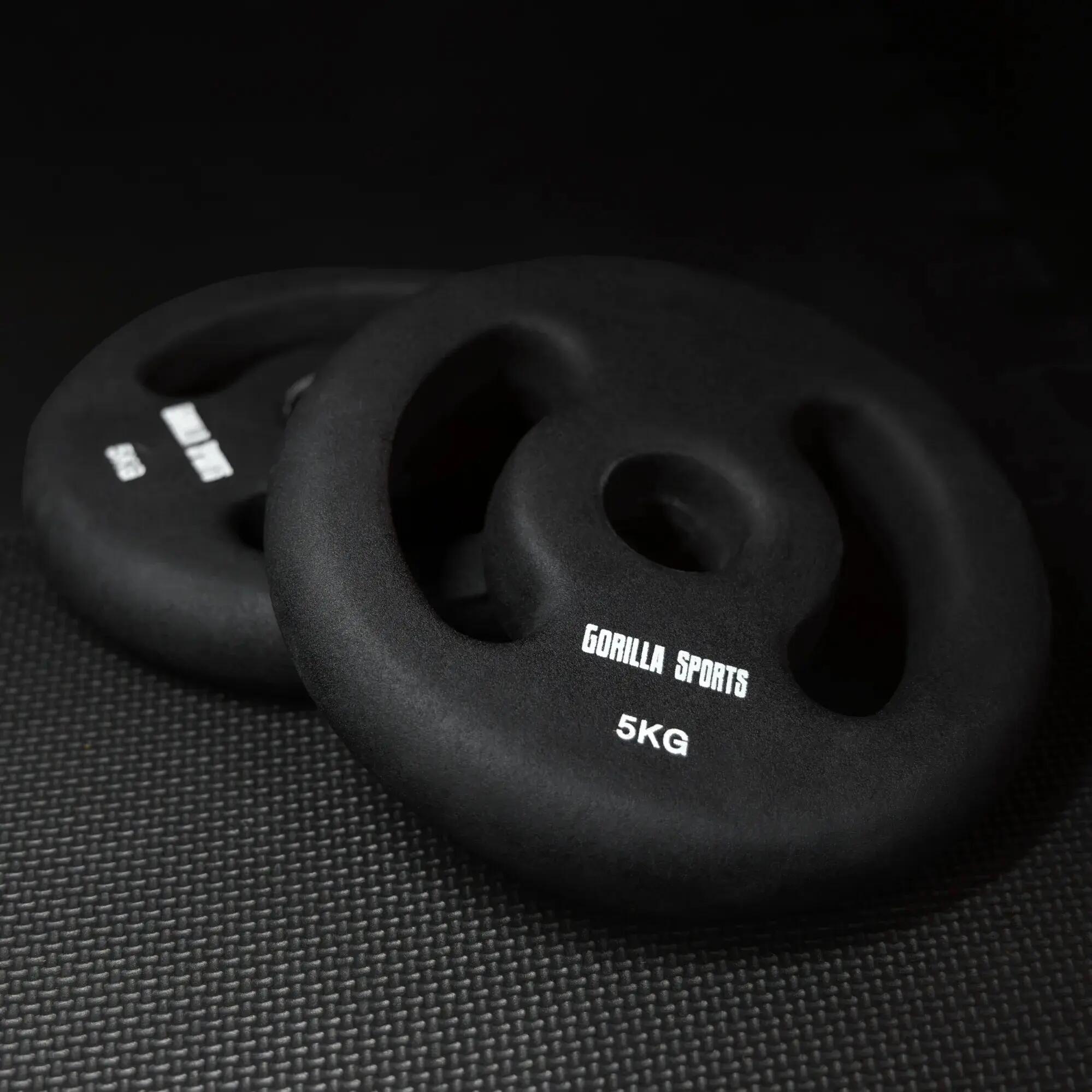 PAR DE DISCOS DE PESO EM NEOPRENE | FITNESS E MUSCULAÇÃO | ESCOLHA DE 2KG A 8/8