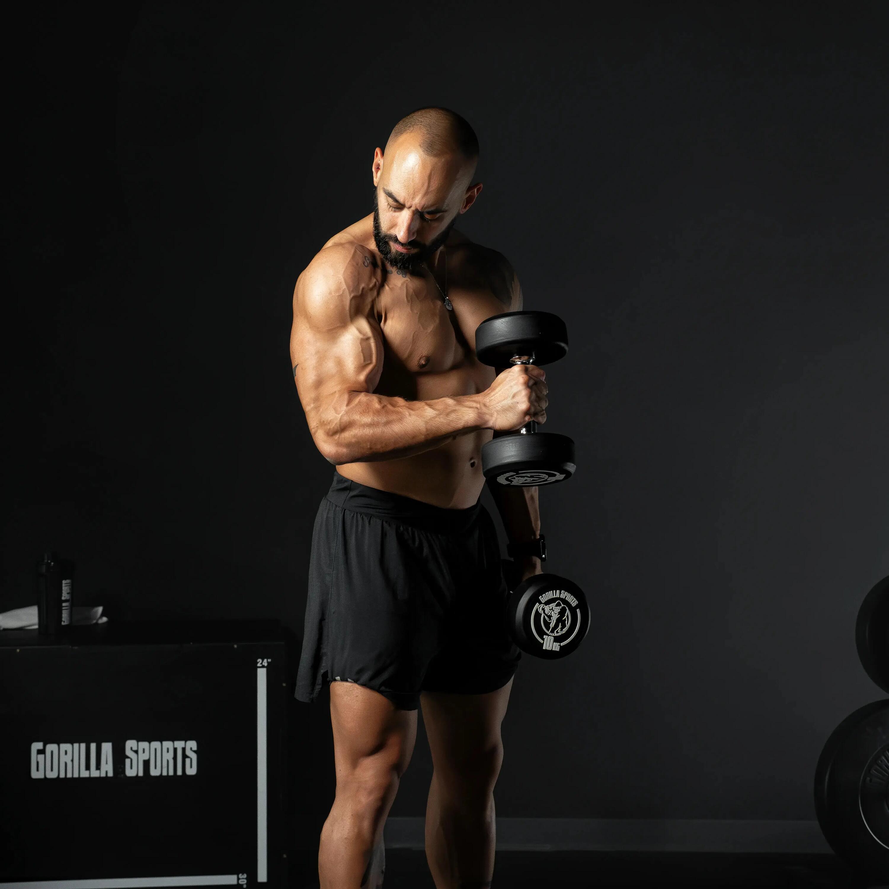 Dumbbell - 5 kg - Halter - Vaste dumbell - Gietijzer 10/11