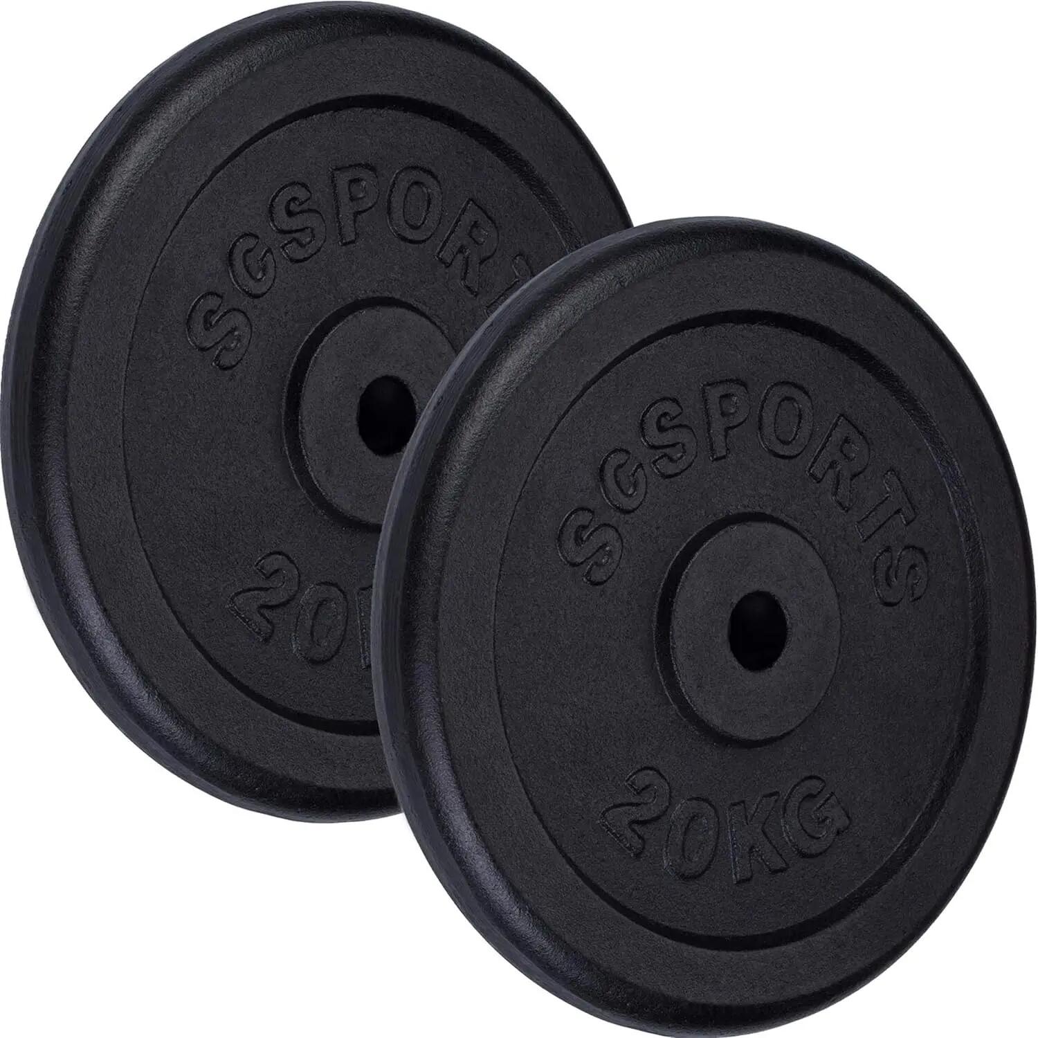 Hantelscheiben Gusseisen 30/31 mm 80 KG (4 x 20 KG) 2/6
