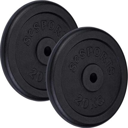 Disque musculation fonte 20kg
