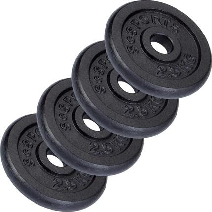 Disques de musculation en fonte 4x2.5kg