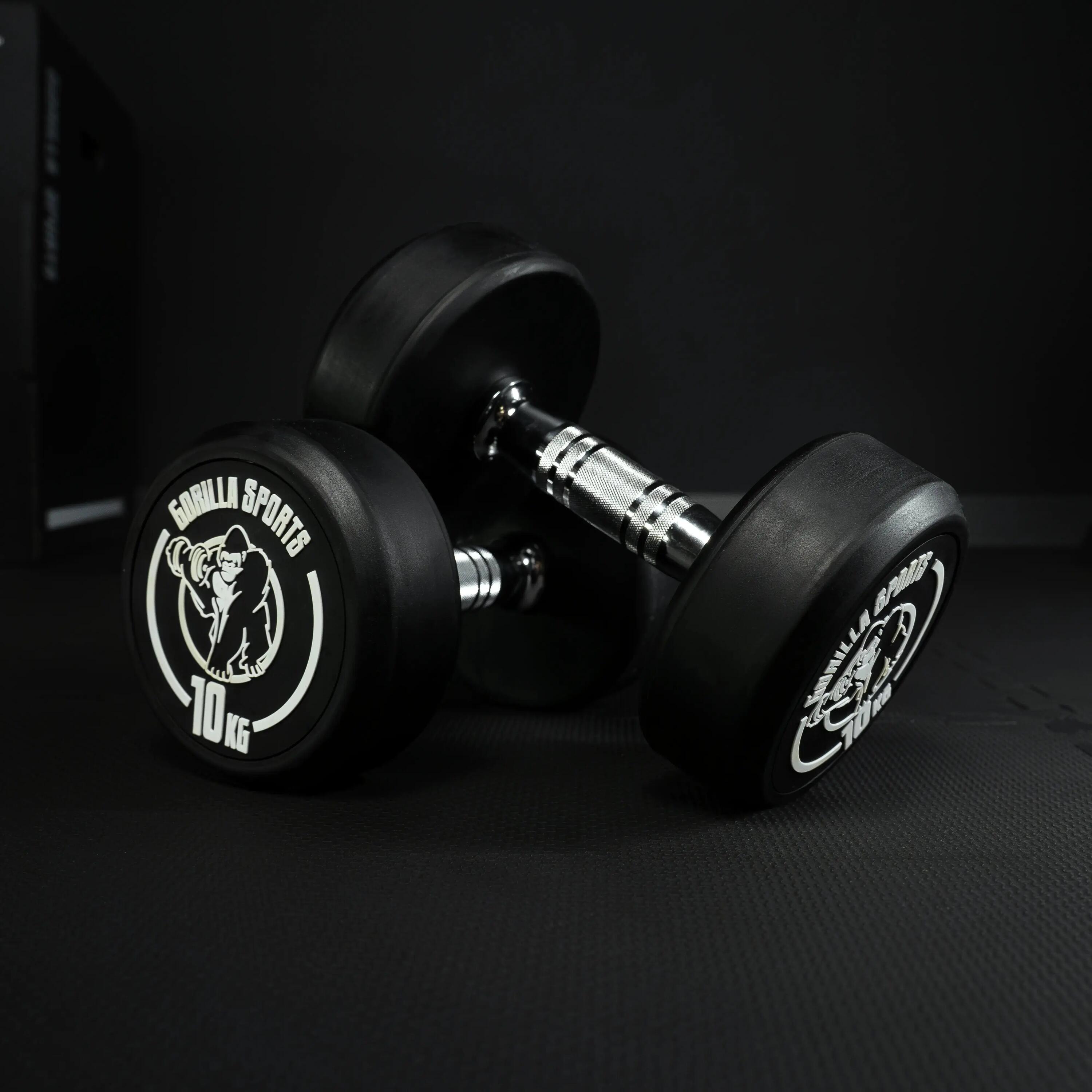 HALTÈRE MONOBLOC ROND | MUSCULATION | 2 X 2,5 KG 4/7