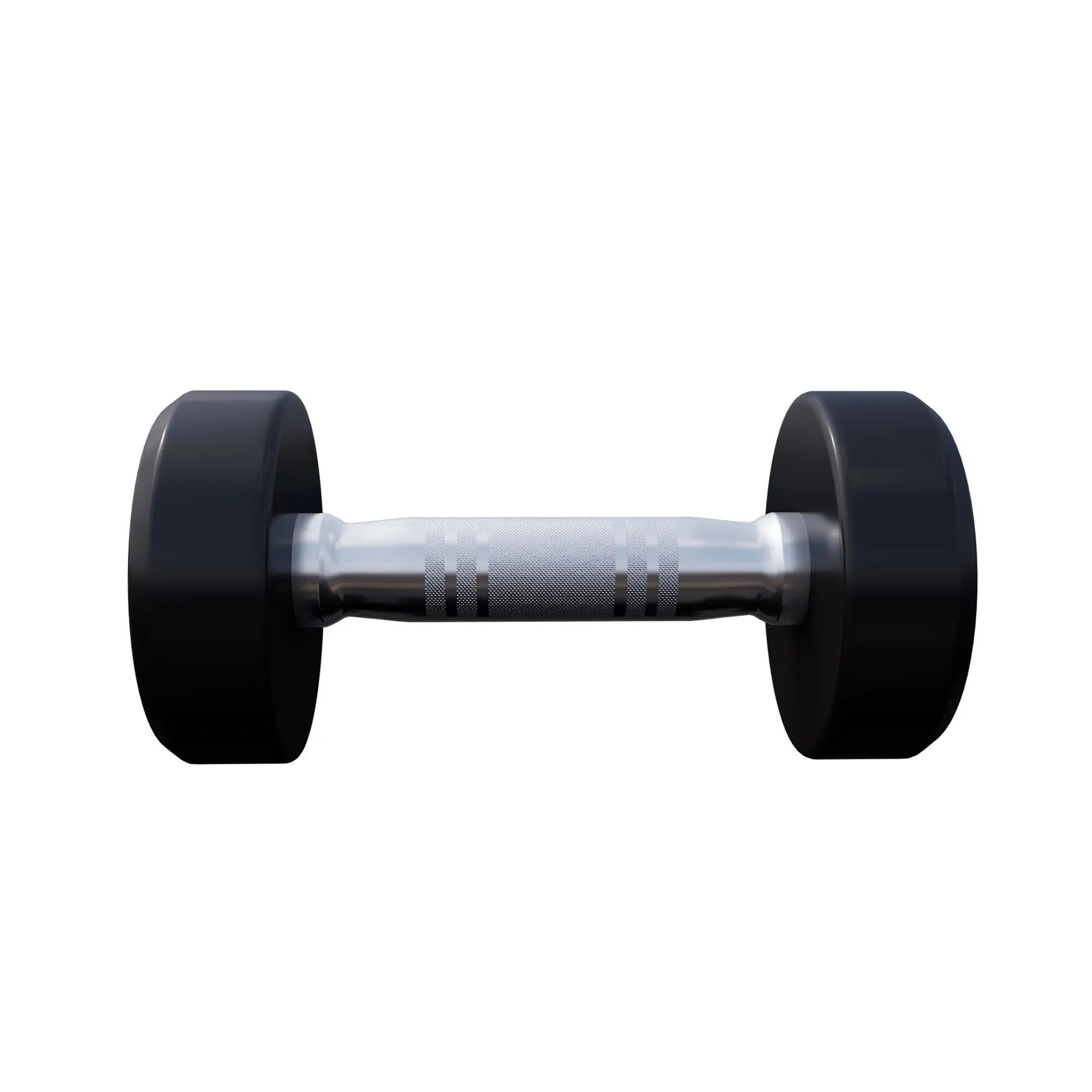 HALTÈRE MONOBLOC ROND | MUSCULATION | 2 X 2,5 KG 2/7