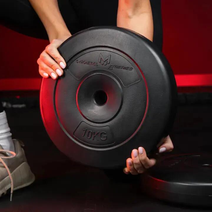LOT DE DISQUES EN PLASTIQUE 30KG | 2X5KG ET 2X10KG | 26MM 2/6