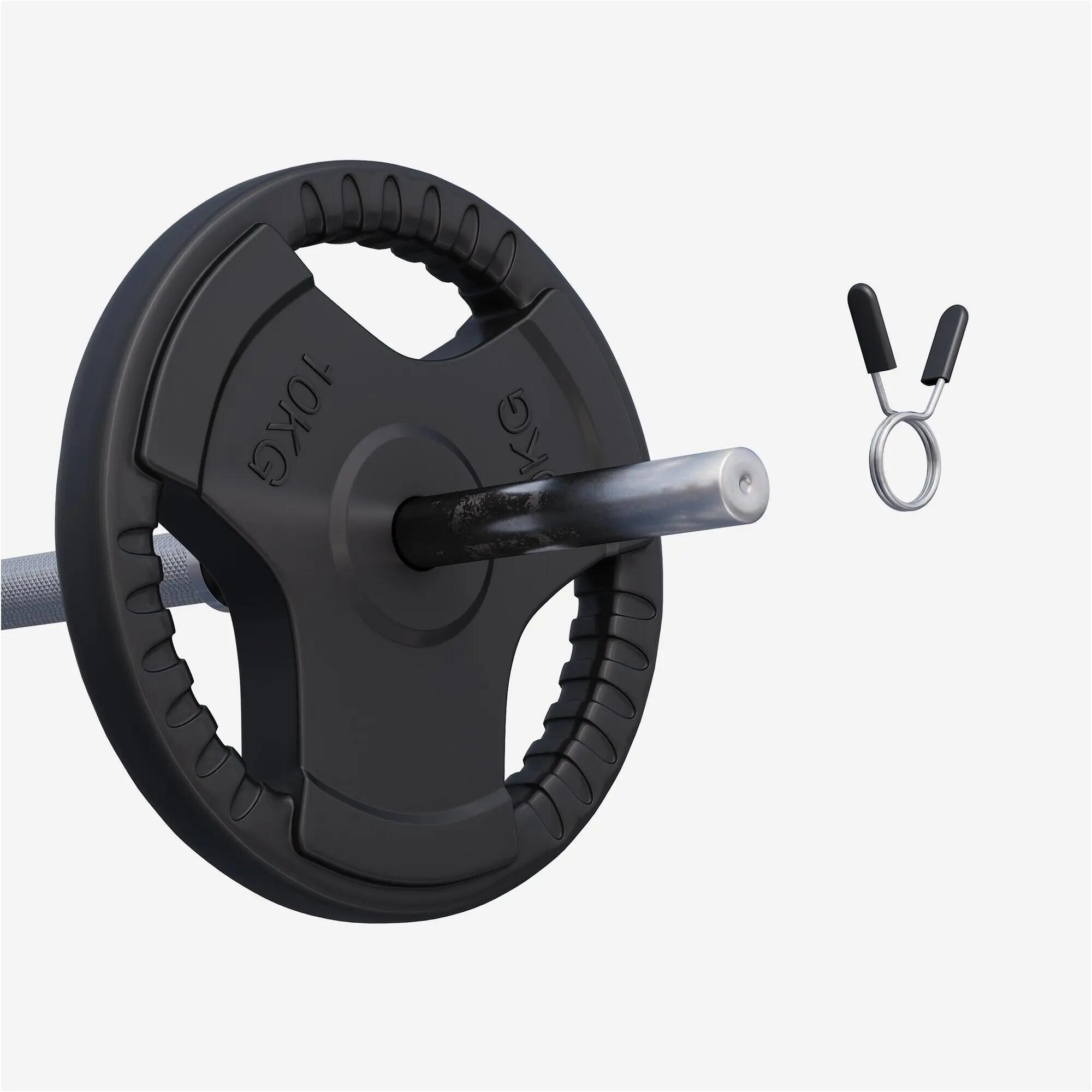 Hantelscheibe 30/31 mm Gummi Gripper 1,25-25 KG 4/8