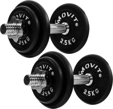 Kurzhanteln PRO 2er Set, Gusseisen Hanteln, 20kg, 30kg, 40kg, 50kg, 60kg,  30mm