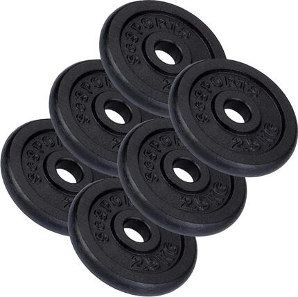Disques de musculation en fonte 4x2.5kg