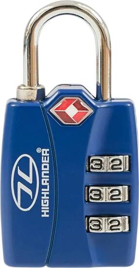 Lucchetto Highlander Tsa Alert blu