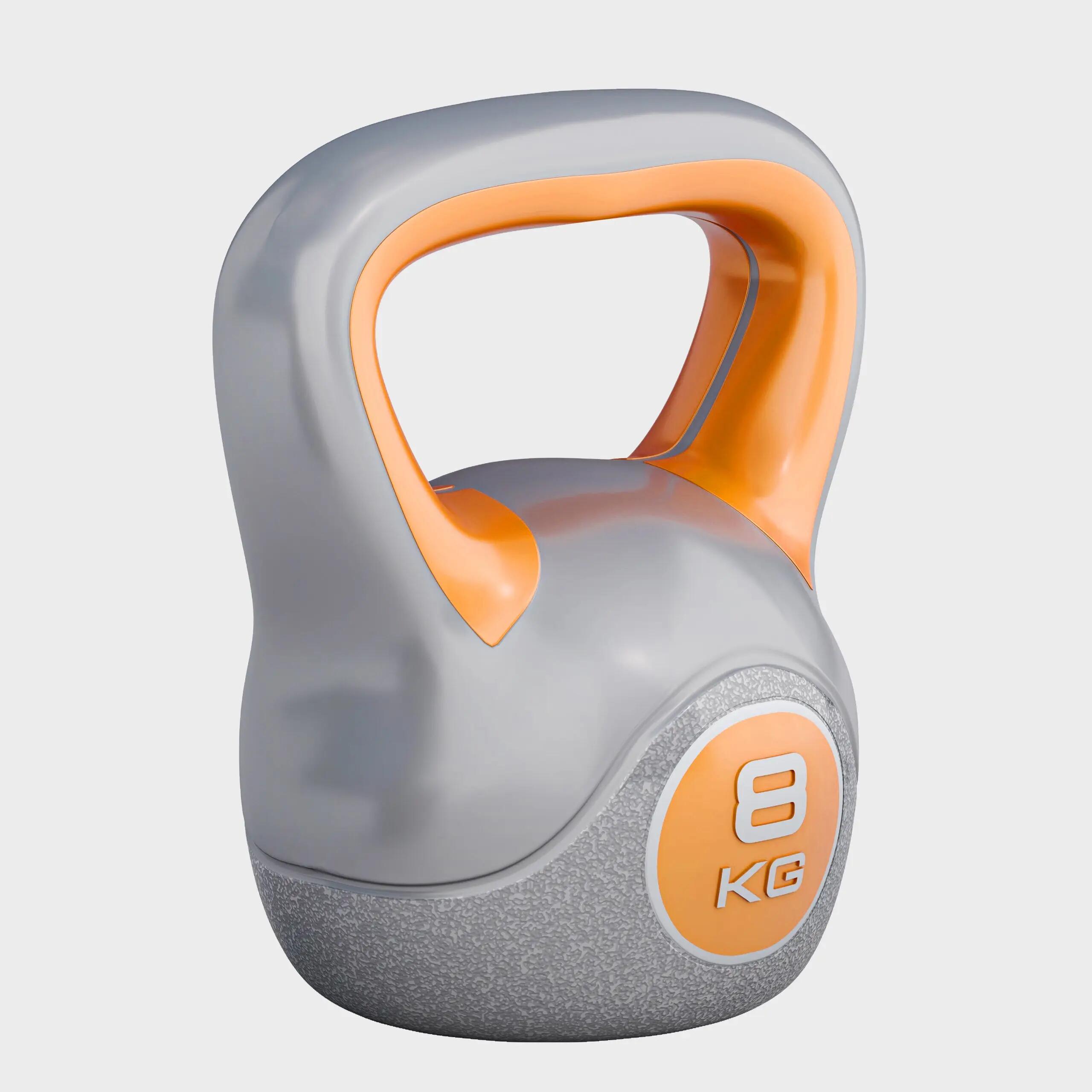 Kettebell Stylish umplut cu ciment 8 KG