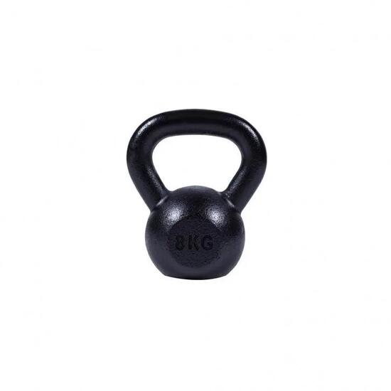 Kettlebell - 2 bis 32 kg Gewichte, Silber oder Schwarz - Kugelhantel
