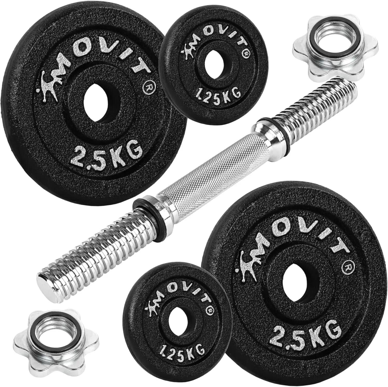 Gantera MOVIT®, greutate 15 Kg, fonta 5/7