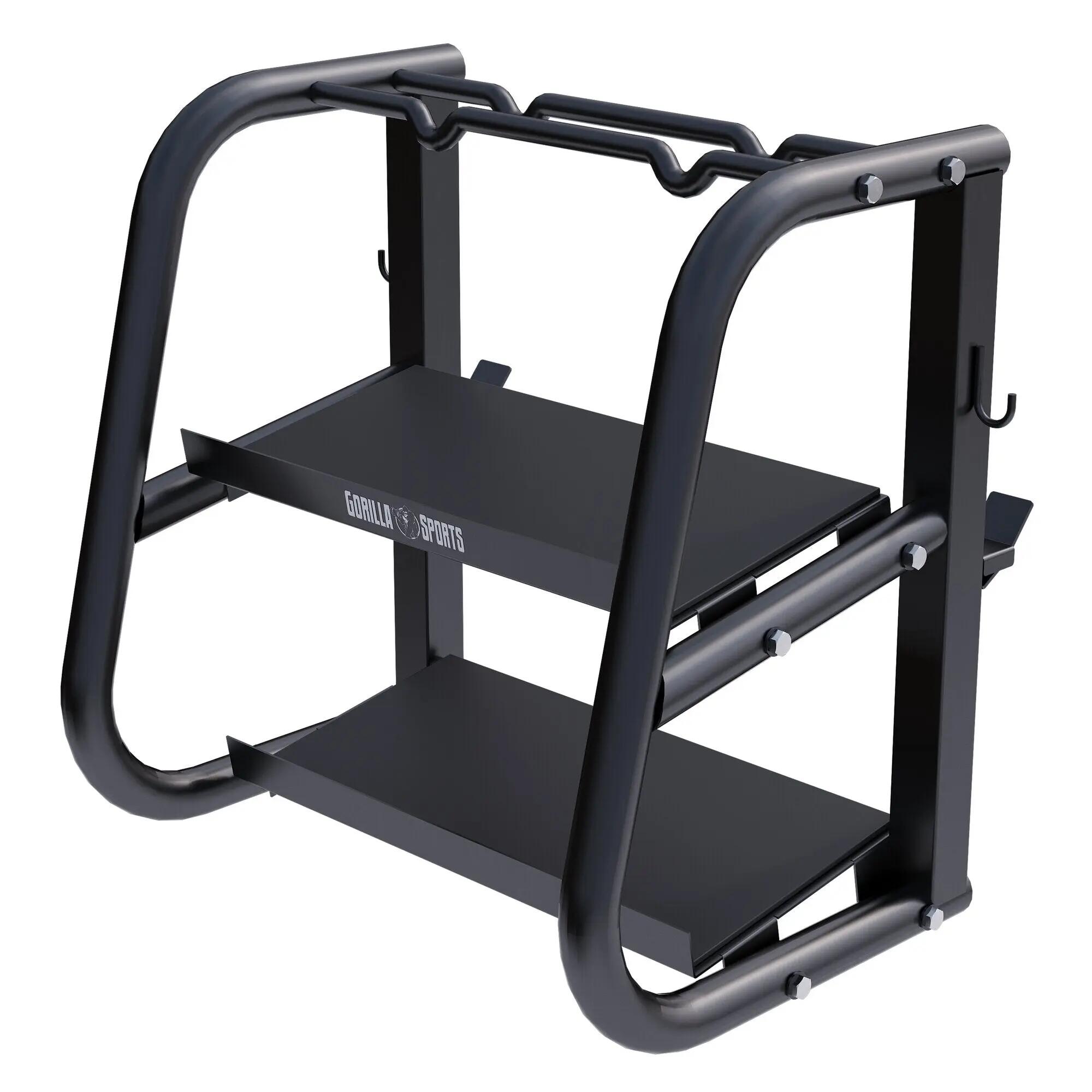 Rack Rangement - Support Halteres, Acier Rangement Poids, Charge Max 300 kg 1/9
